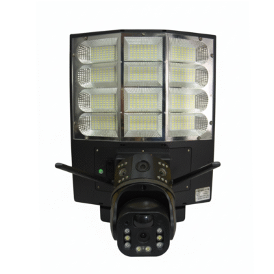 Cámara Inteligente con Farola LED y Panel Solar Integrado