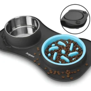 Comedero-Bebedero Antireflujo Para Perros