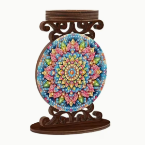 Portavelas de Doble Cara Patrones Mandala & Mosaic